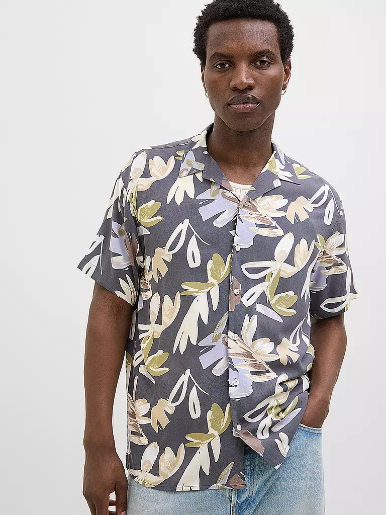 JACK & JONES | Hemd Regular Fit JORLUKE VARENNA | grau