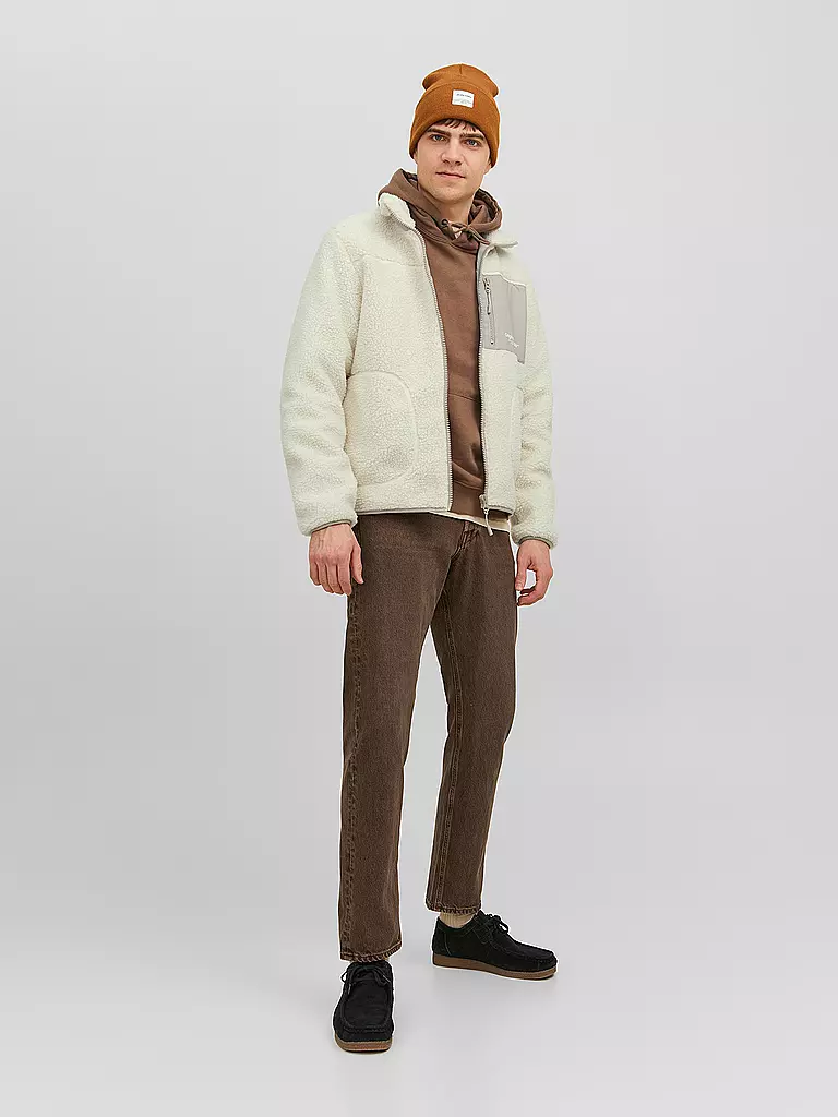 JACK & JONES | Jacke in Felloptik JORVESTERBRO | beige