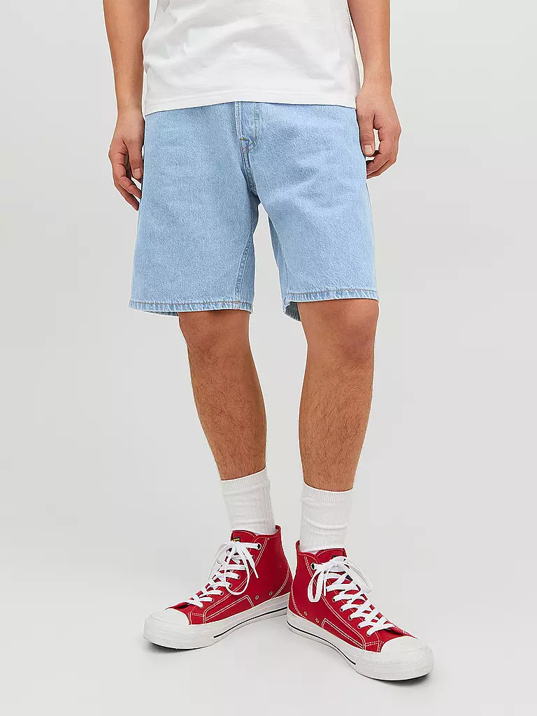 JACK & JONES | Jeans Shorts JJCHRIS JJORIGINAL | hellblau