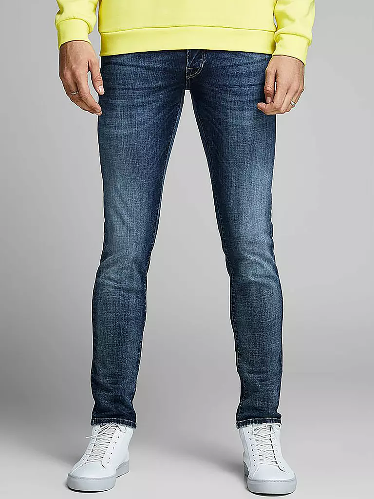 JACK & JONES | Jeans Slim Fit " JJIGLENN JJICON " | blau