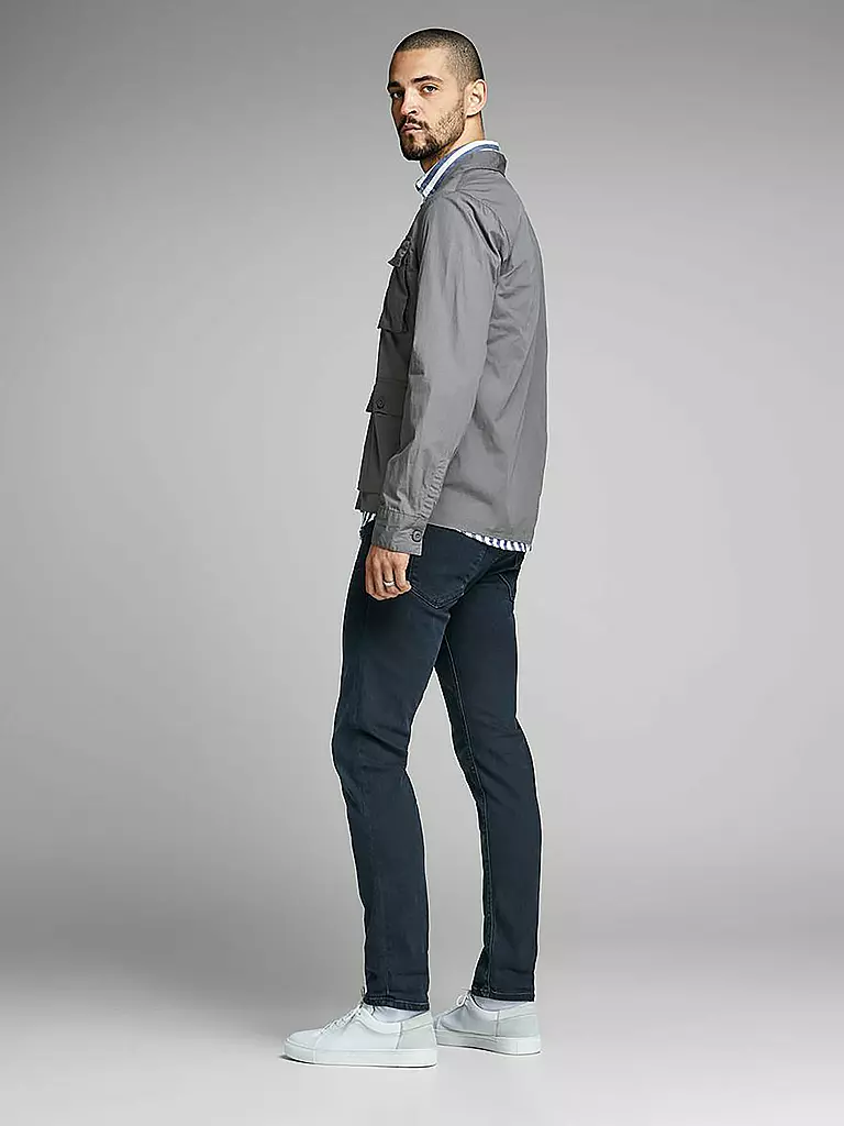 JACK & JONES | Jeans Slim Fit JJIGLENN  | schwarz