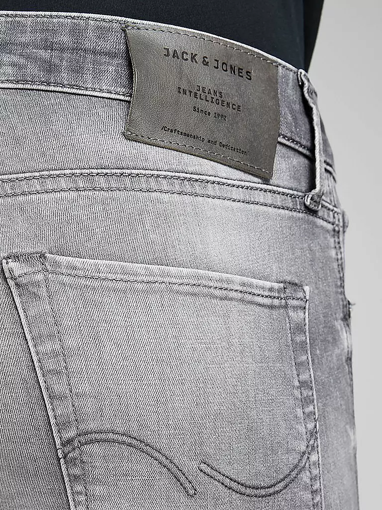 JACK & JONES | Jeans Slim Fit JJIGLENN JJICON  | grau