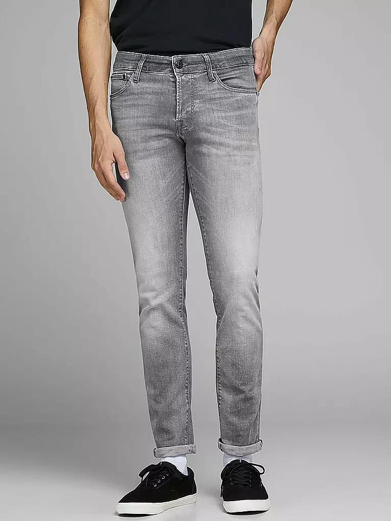 JACK & JONES | Jeans Slim Fit JJIGLENN JJICON  | grau