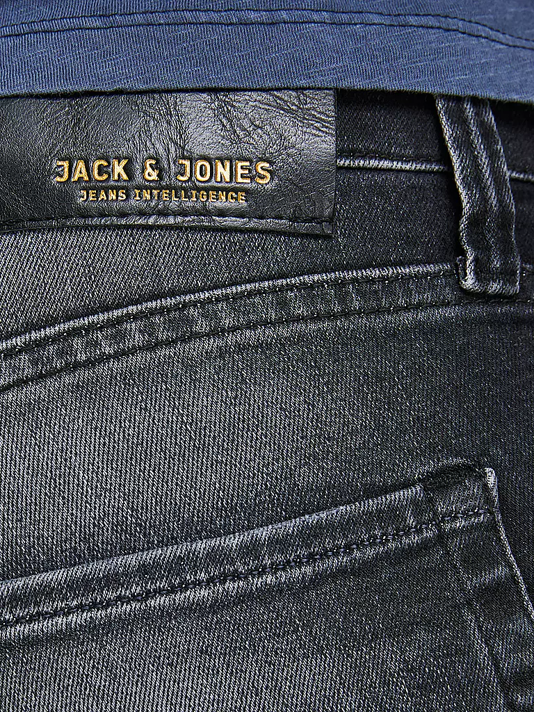 JACK & JONES | Jeans Slim Fit JJITIM JJICON | schwarz