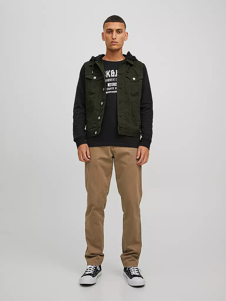 JACK & JONES | Jeansjacke JPSTALVIN  | schwarz