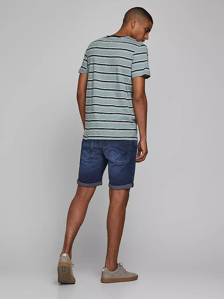 JACK & JONES | Jeansshort " JJIRICK "  | blau