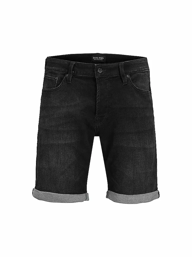 JACK & JONES | Jeansshort "Rick Icon" | schwarz