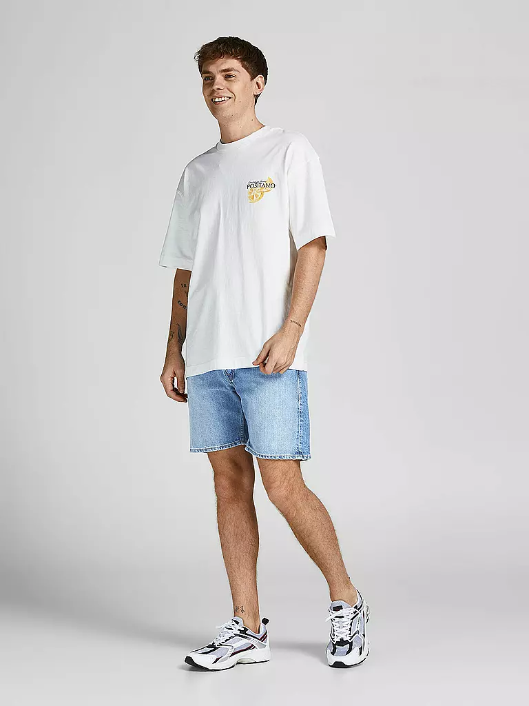 JACK & JONES | Jeansshort JJICHRIS JJORIGINAL | hellblau