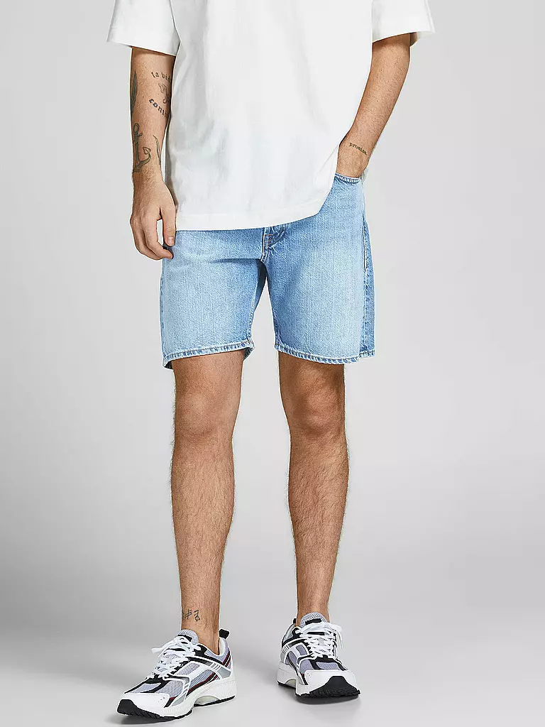 JACK & JONES | Jeansshort JJICHRIS JJORIGINAL | hellblau