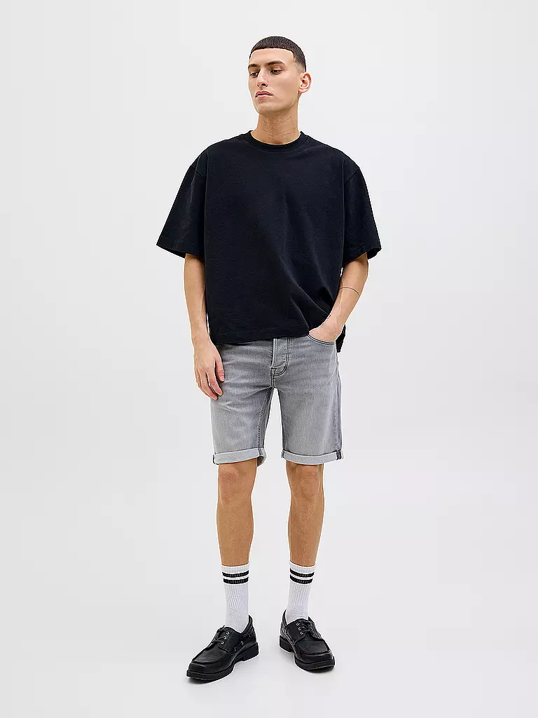 JACK & JONES | Jeansshorts JJIRICK | grau