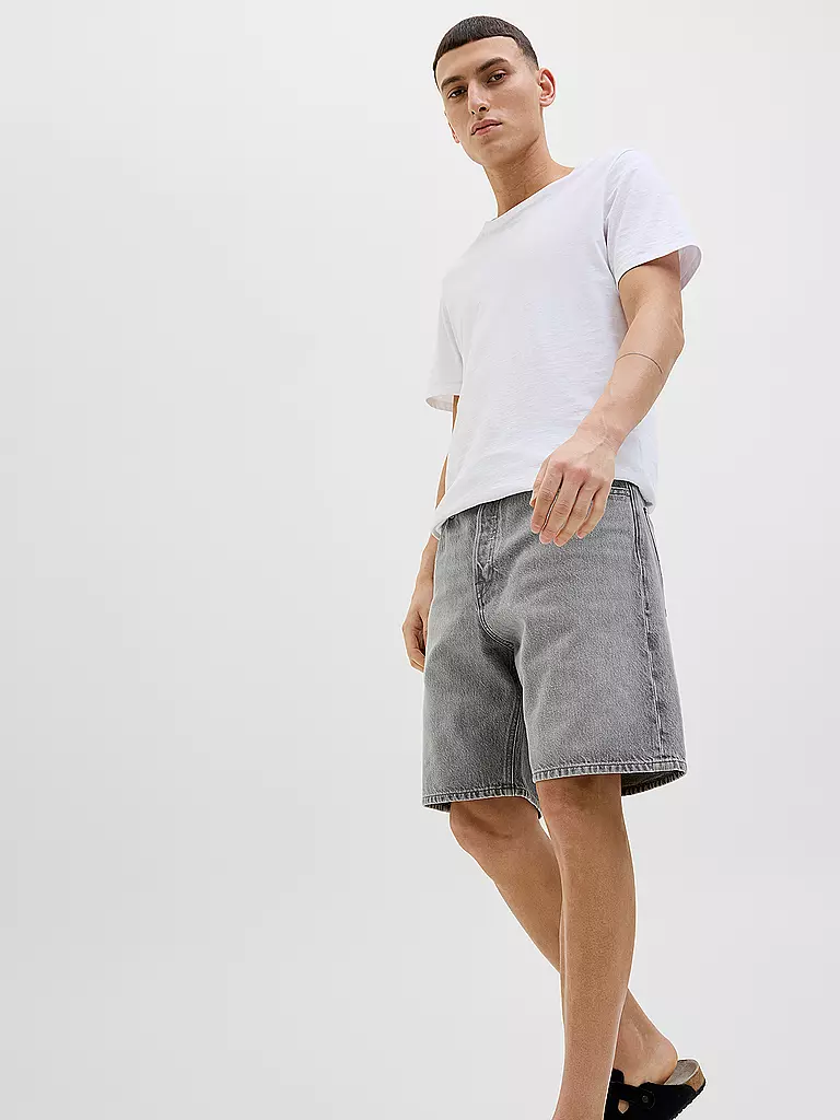 JACK & JONES | Jeansshorts JJITONY | grau