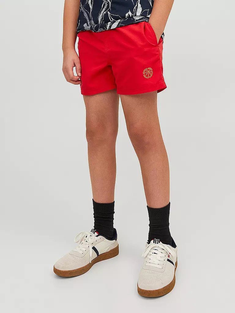 JACK & JONES | Jungen Badeshorts JPSTFIJI | rot