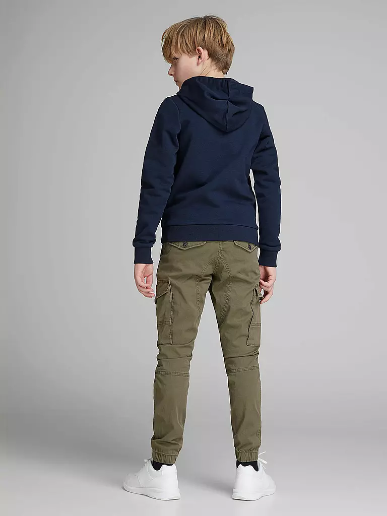 JACK & JONES | Jungen Cargohose JJIPAUL JJFLAKE | olive