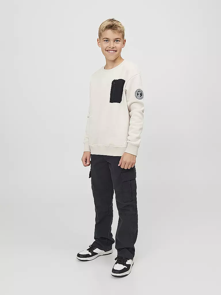 JACK & JONES | Jungen Cargohose JPSTKANE | schwarz