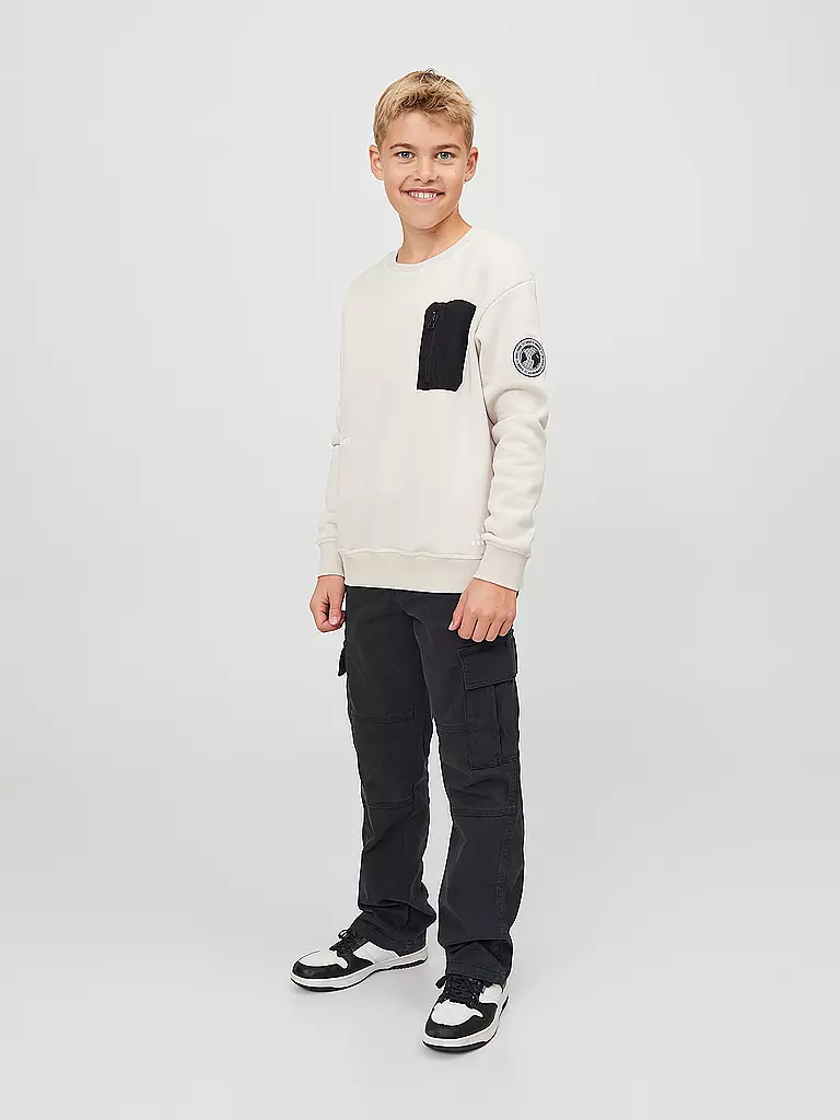 JACK & JONES | Jungen Cargohose JSPTKANE JJHARLOW | schwarz