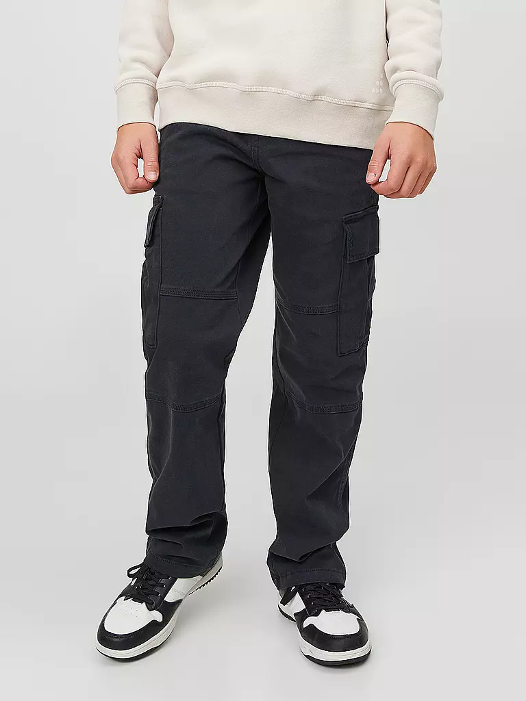 JACK & JONES | Jungen Cargohose JSPTKANE JJHARLOW | schwarz