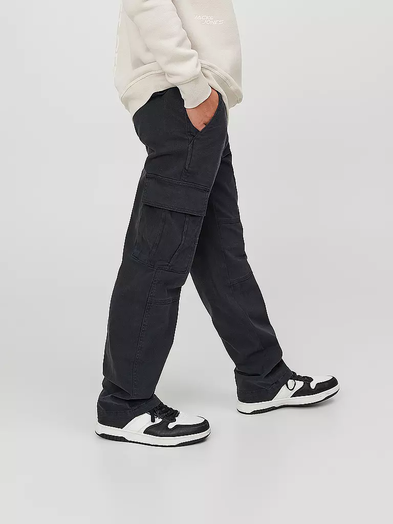 JACK & JONES | Jungen Cargohose JSPTKANE JJHARLOW | schwarz