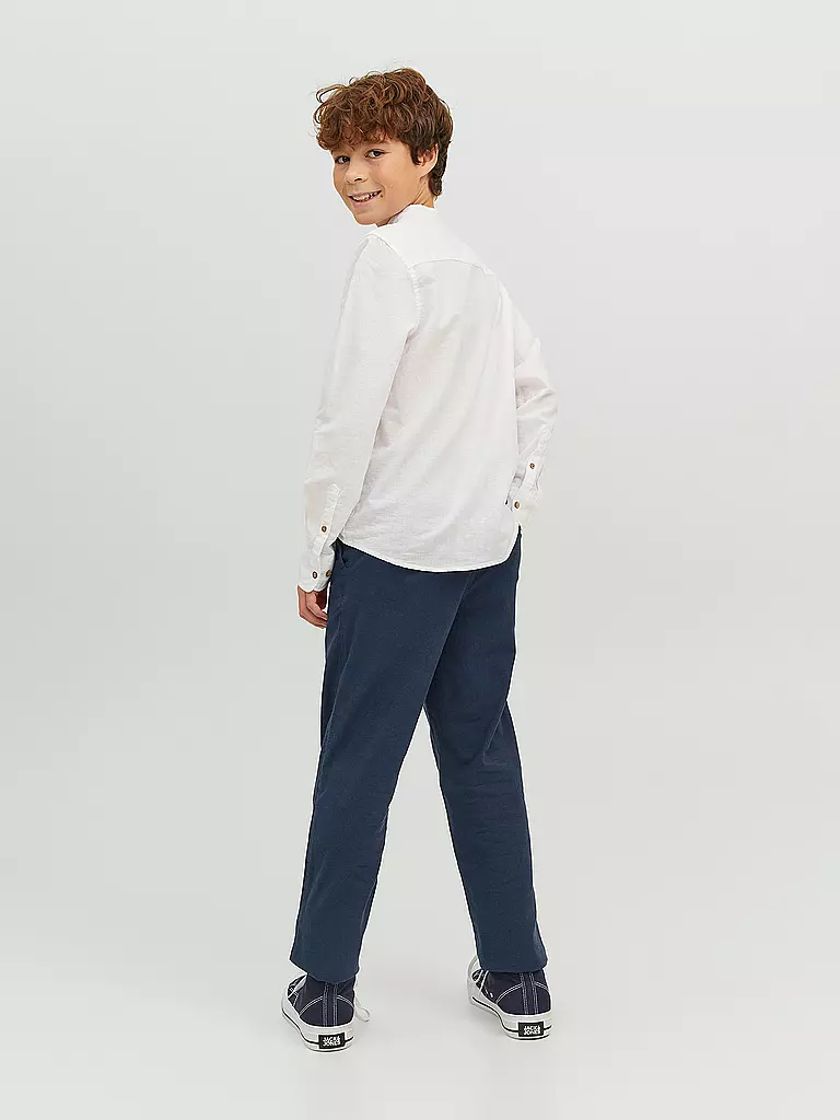 JACK & JONES | Jungen Chino JPSTOLLIE  | dunkelblau