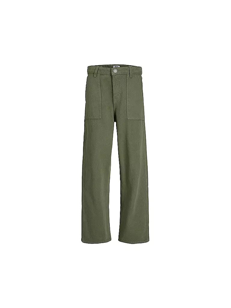 JACK & JONES | Jungen Hose JJICHRIS JJUTILITY MF 876 JNR | olive