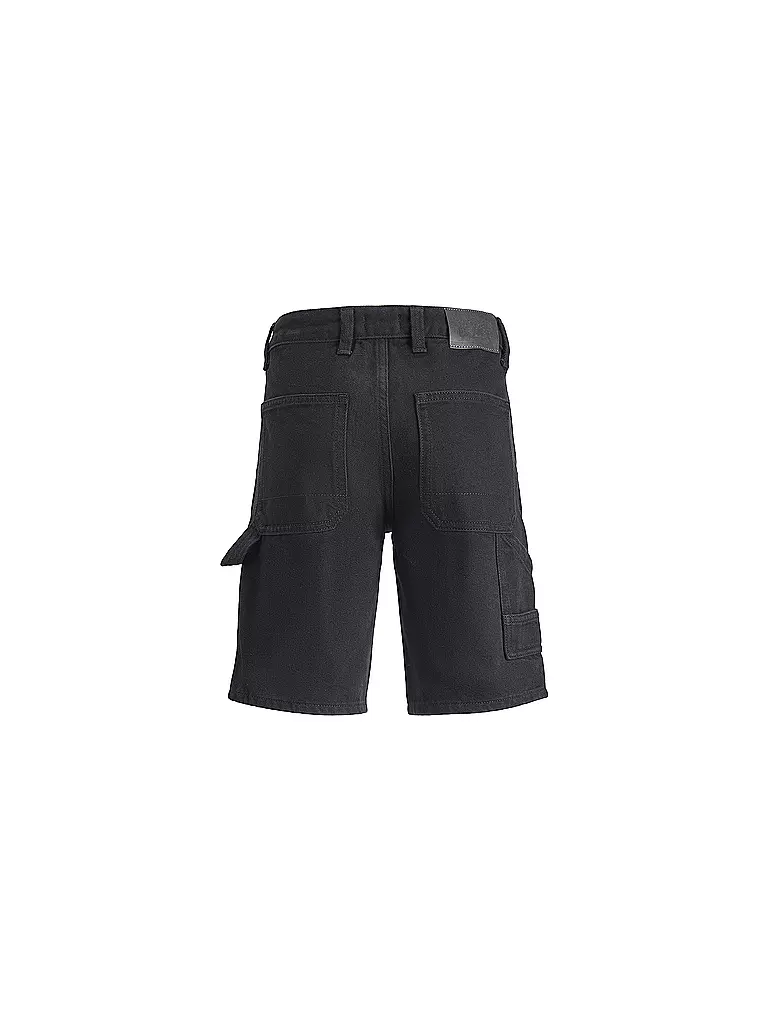 JACK & JONES | Jungen Jeans Shorts  JJITONY JJIUTILITY | schwarz