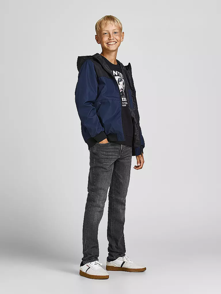 JACK & JONES | Jungen Jeans Slim Fit JJIGLENN JJORIGINAL | schwarz