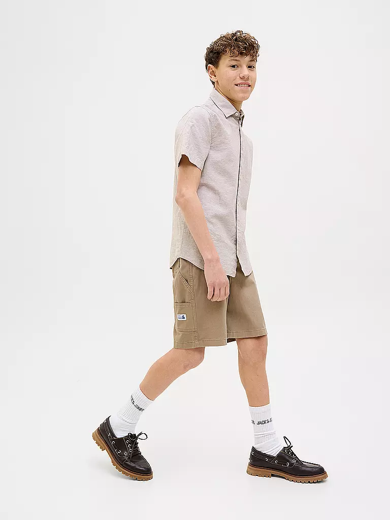 JACK & JONES | Jungen Jeansshorts JPSTTONY | beige