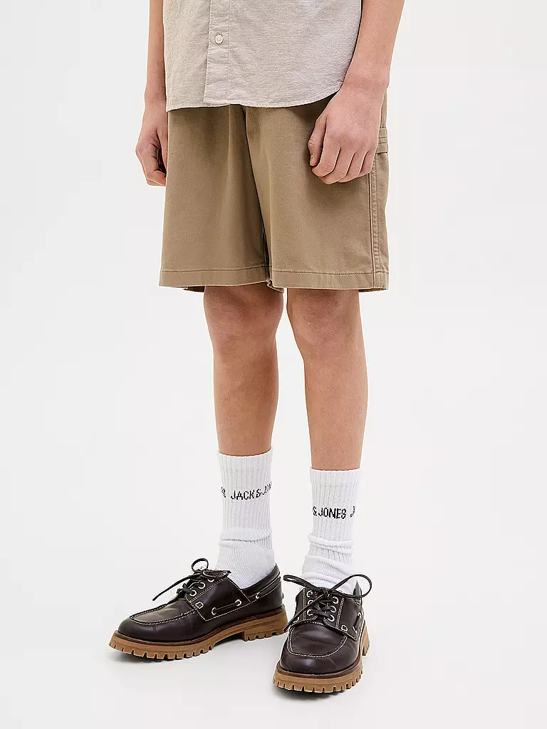 JACK & JONES | Jungen Jeansshorts JPSTTONY | beige