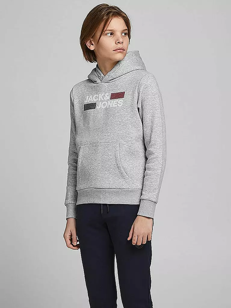 JACK & JONES | Jungen Kapuzensweater " JJECORP " | grau