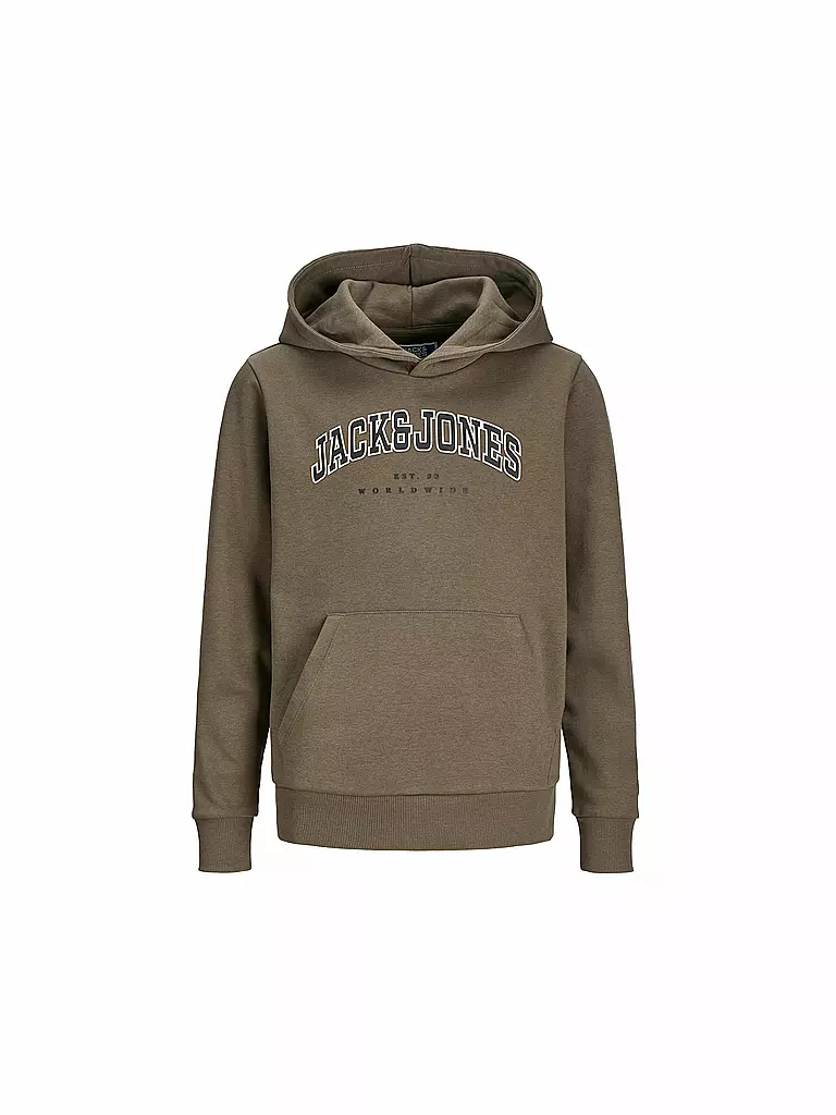 JACK & JONES | Jungen Kapuzensweater - Hoodie JJECALEB  | braun