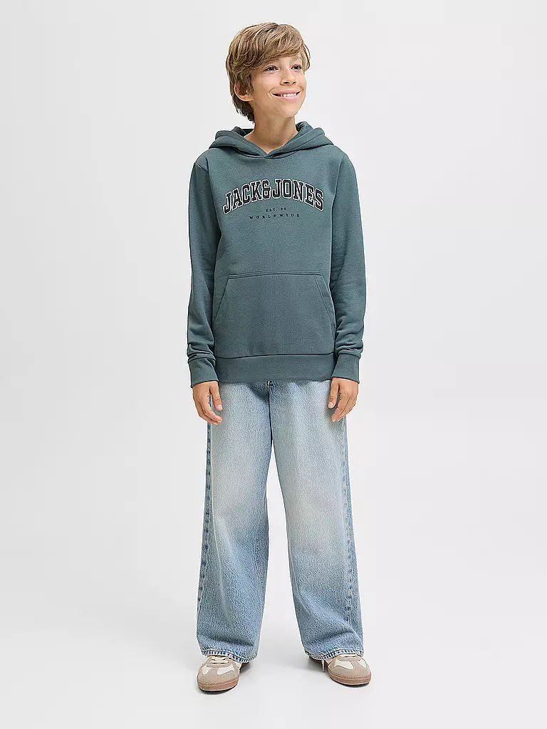 JACK & JONES | Jungen Kapuzensweater - Hoodie JJECALEB  | blau