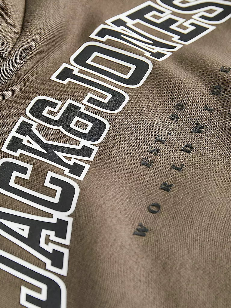 JACK & JONES | Jungen Kapuzensweater - Hoodie JJECALEB  | braun