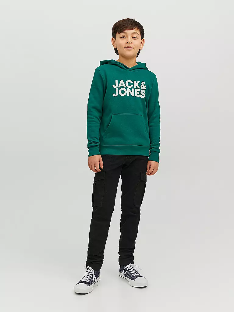 JACK & JONES | Jungen Kapuzensweater - Hoodie JJECORP | grün