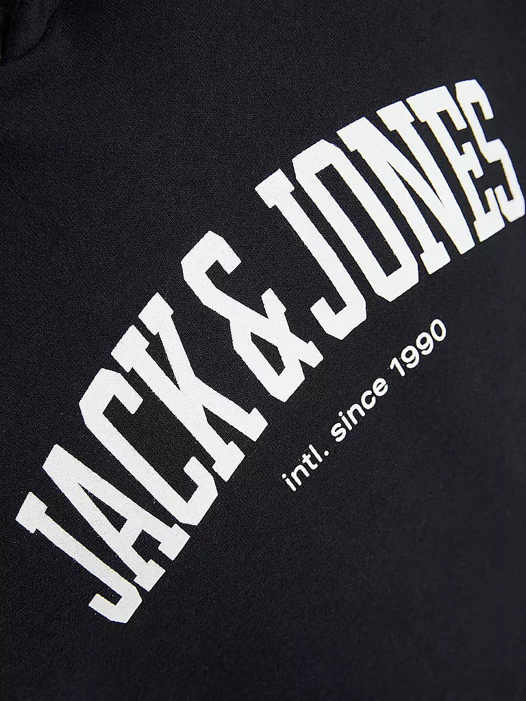 JACK & JONES | Jungen Kapuzensweater - Hoodie JJEJOSH | schwarz