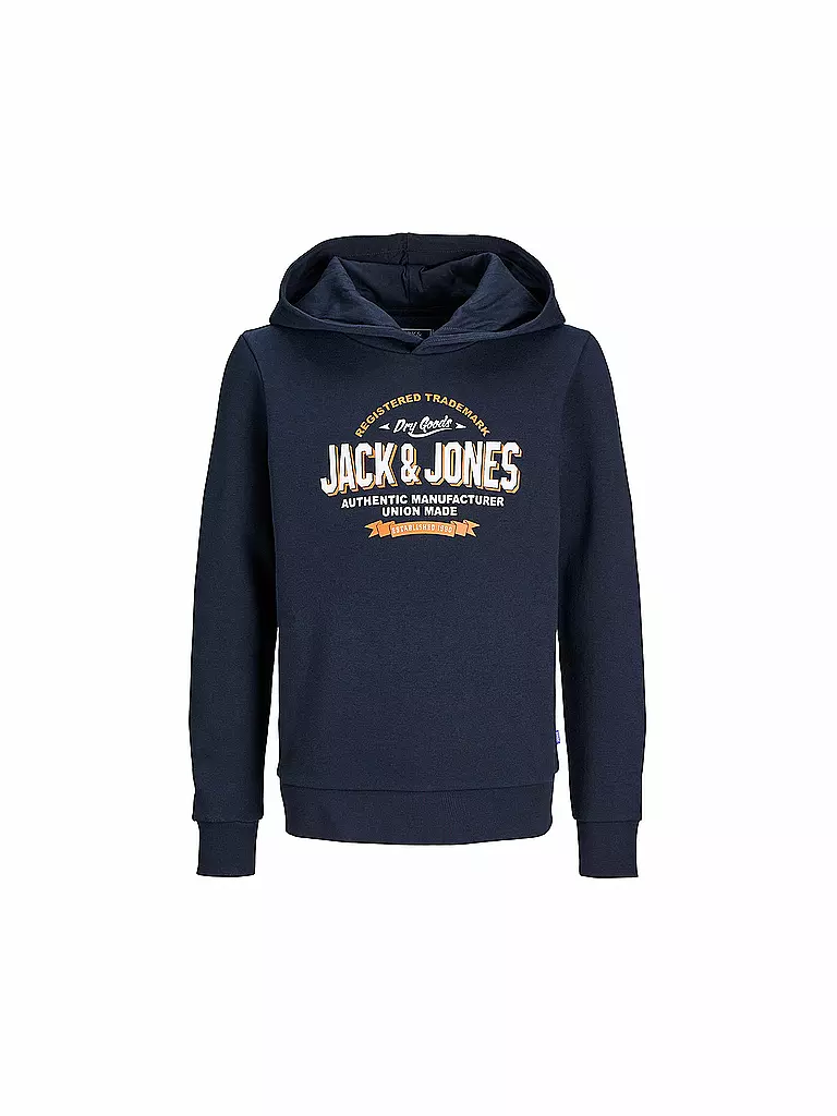 JACK & JONES | Jungen Kapuzensweater - Hoodie JJELOGO | dunkelblau