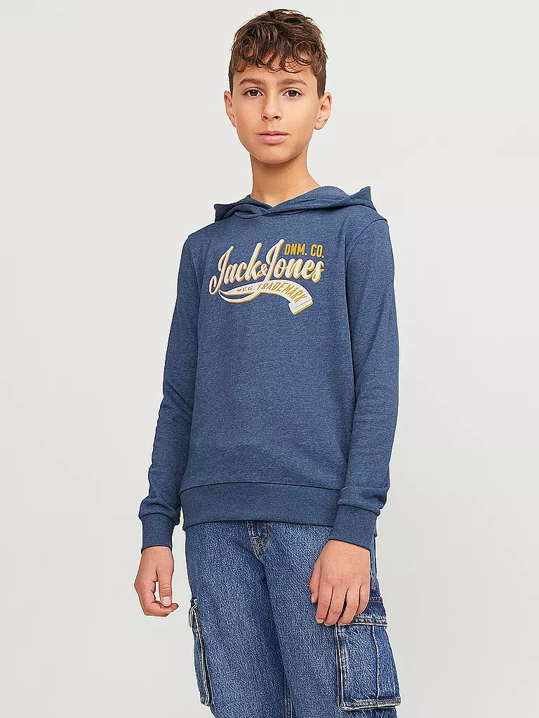 JACK & JONES | Jungen Kapuzensweater - Hoodie JJELOGO | blau