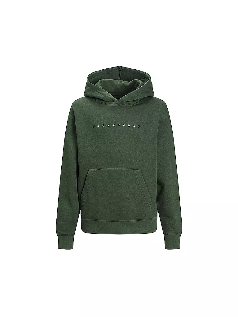 JACK & JONES | Jungen Kapuzensweater - Hoodie JJESTAR JJ | dunkelgrün
