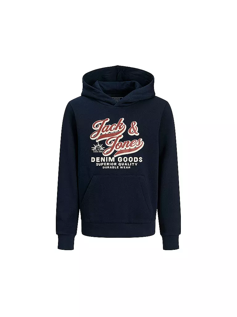 JACK & JONES | Jungen Kapuzensweater JJELOGO  | dunkelblau