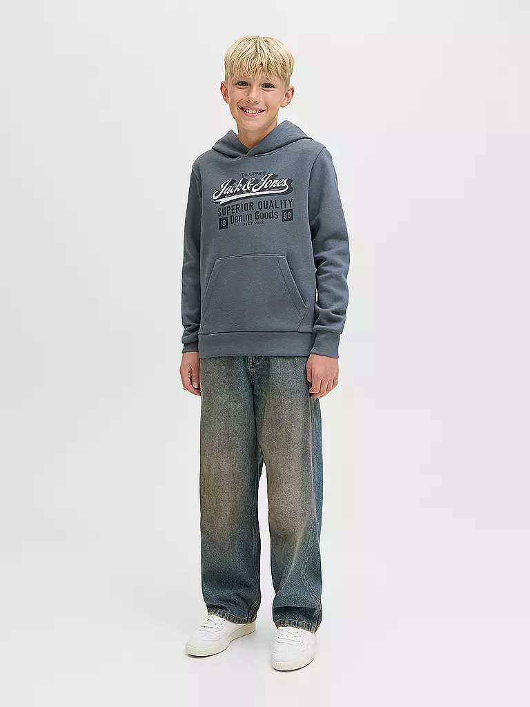 JACK & JONES | Jungen Kapuzensweater JJELOGO  | blau