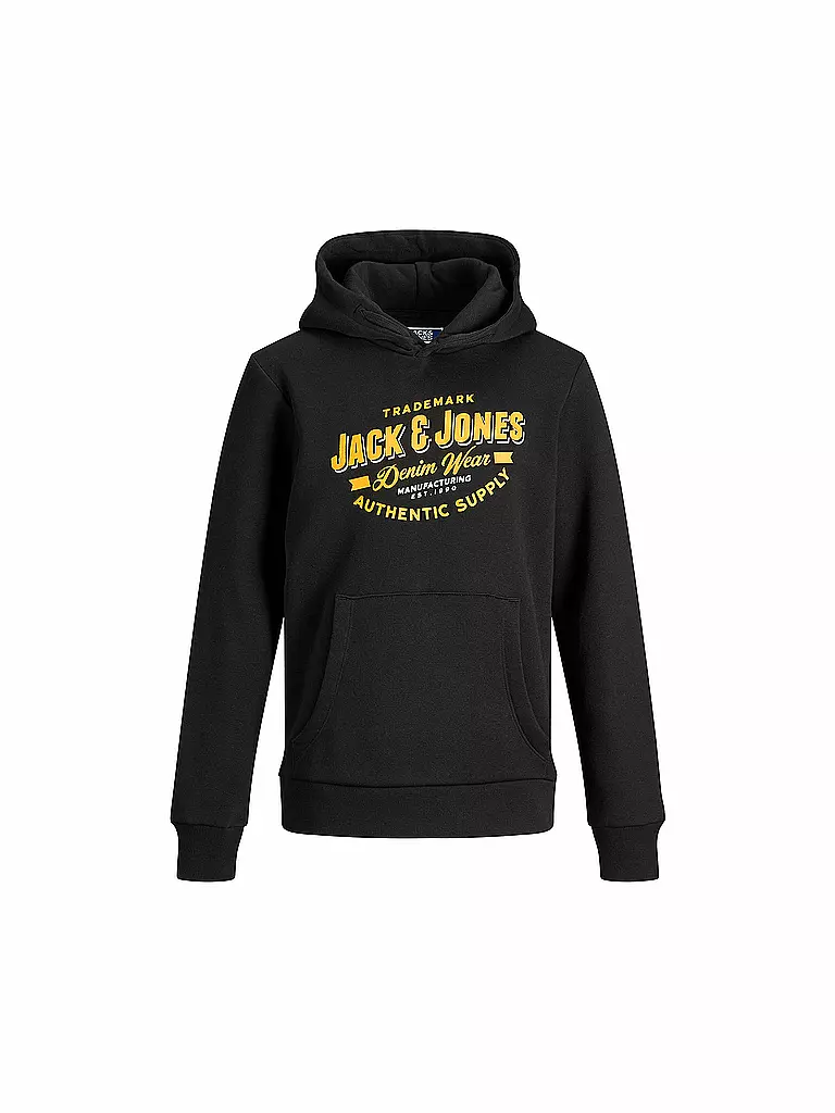 JACK & JONES | Jungen Kapuzensweater JJELOGO | schwarz
