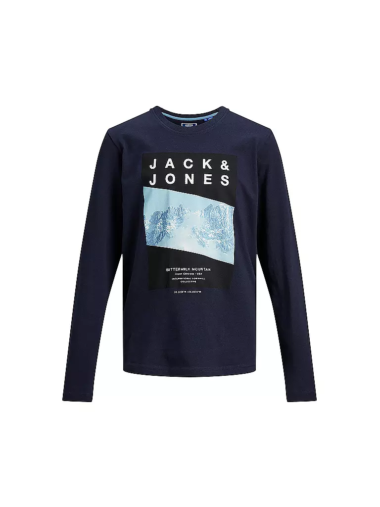 JACK & JONES | Jungen Langarmshirt " JCOBRANDLY  " | blau