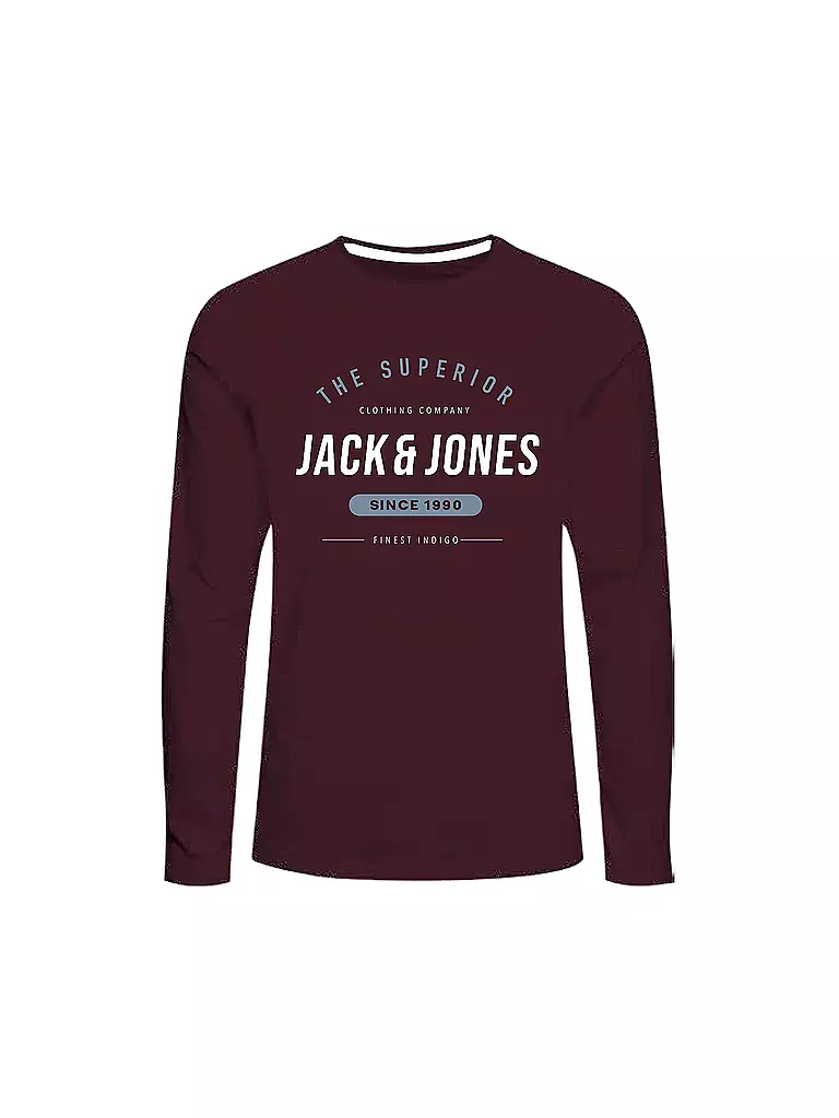 JACK & JONES | Jungen Langarmshirt " JJHERRO  " | rot