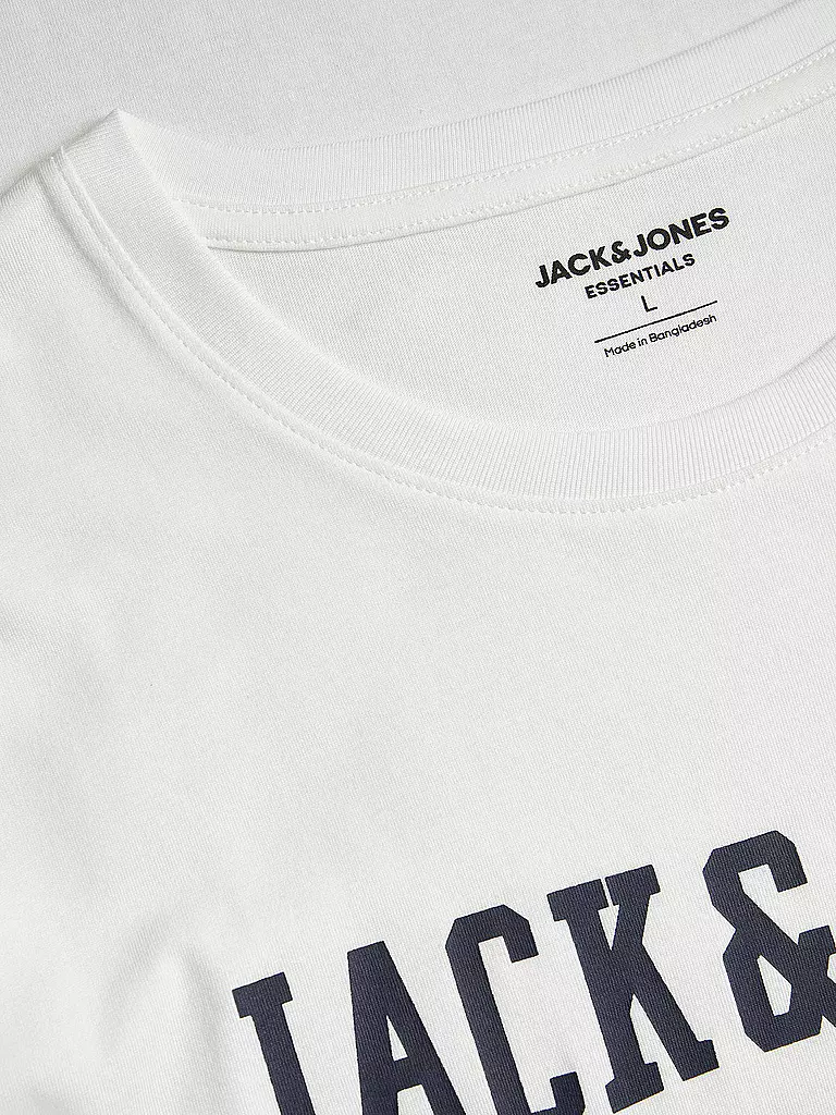 JACK & JONES | Jungen Langarmshirt JJELOGO  | weiß
