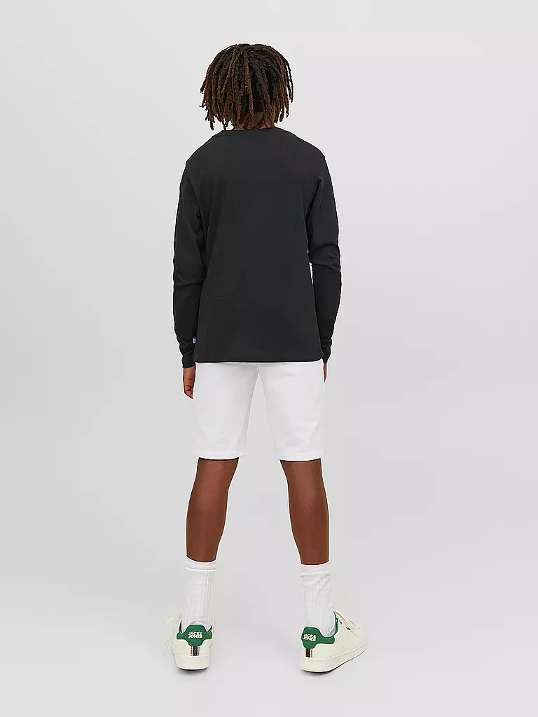 JACK & JONES | Jungen Langarmshirt JJEORGANIC  | schwarz