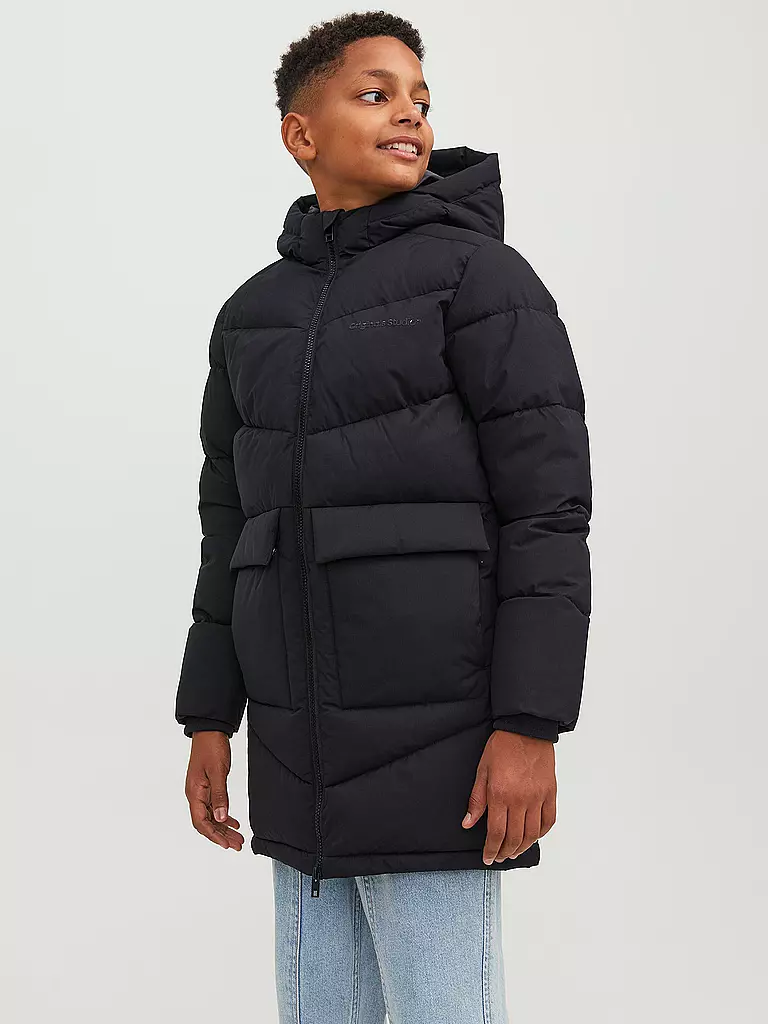 JACK & JONES | Jungen Parka  JORVESTERBRO | schwarz