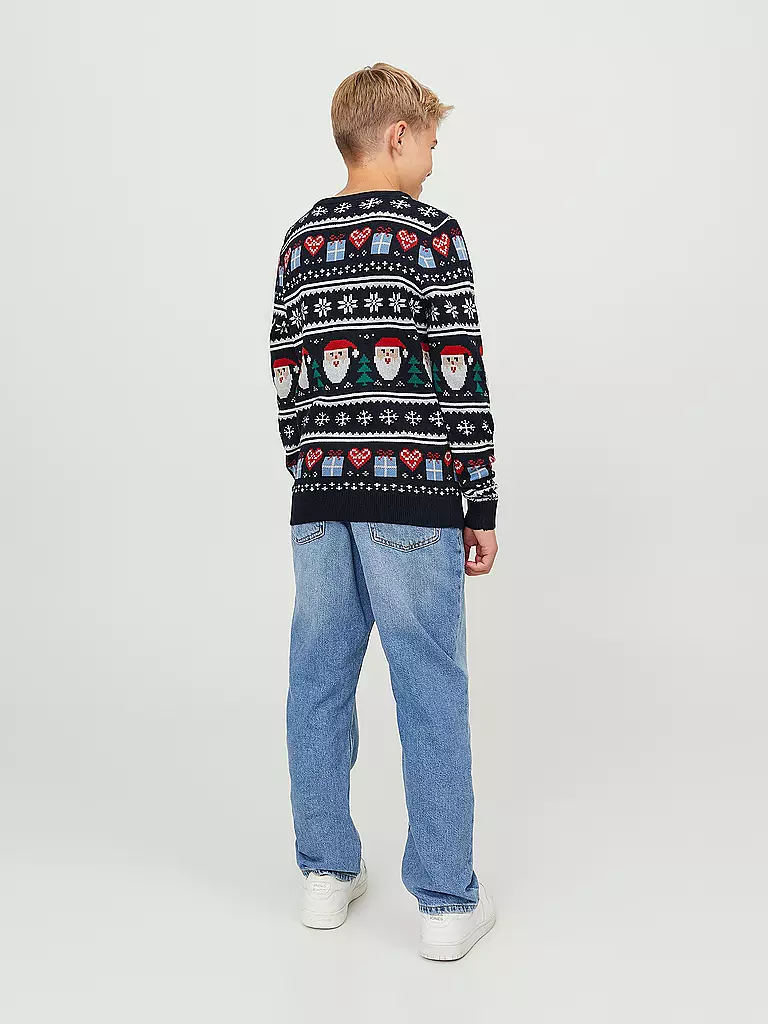 JACK & JONES | Jungen Pullover JORFESTIVE XMAS  | dunkelblau