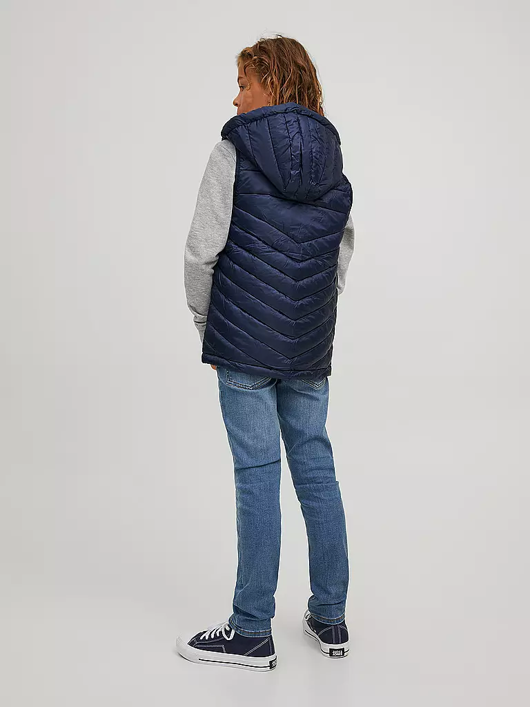 JACK & JONES | Jungen Steppgilet JJEHERO | dunkelblau