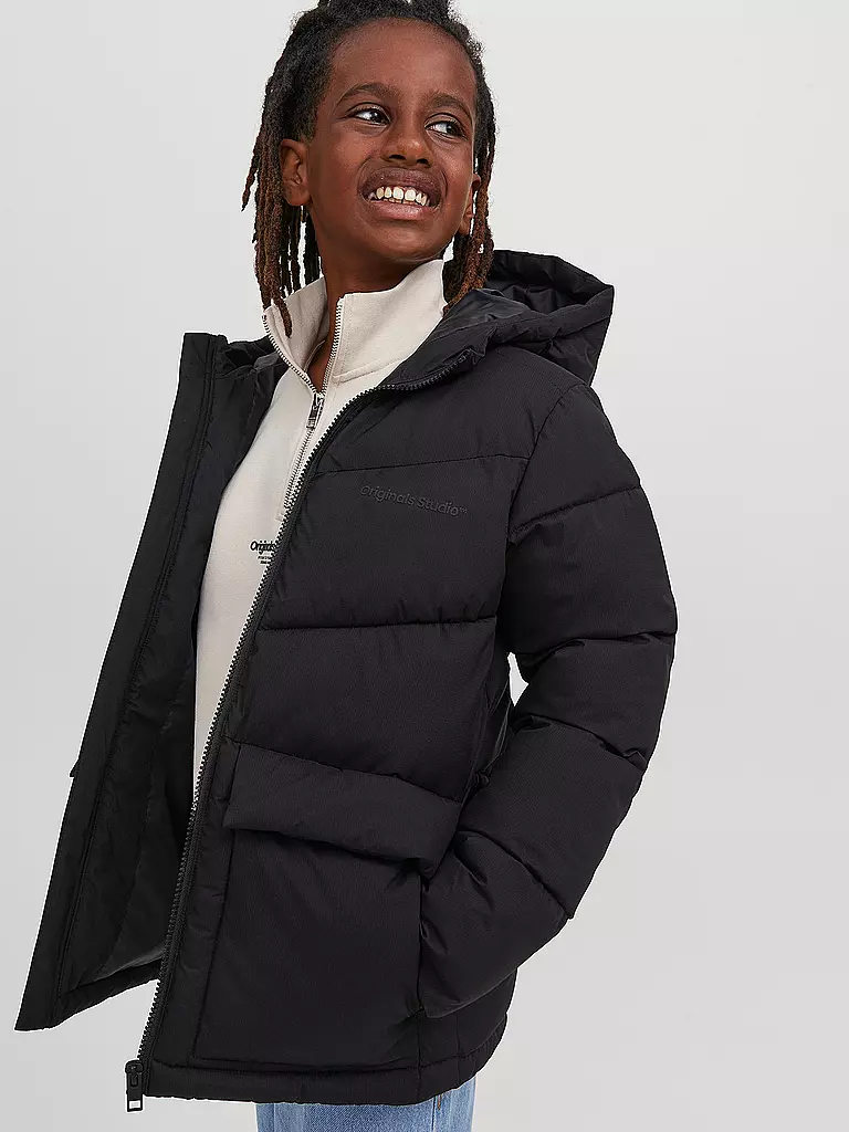 JACK & JONES | Jungen Steppjacke  JORVESTERBRO | schwarz