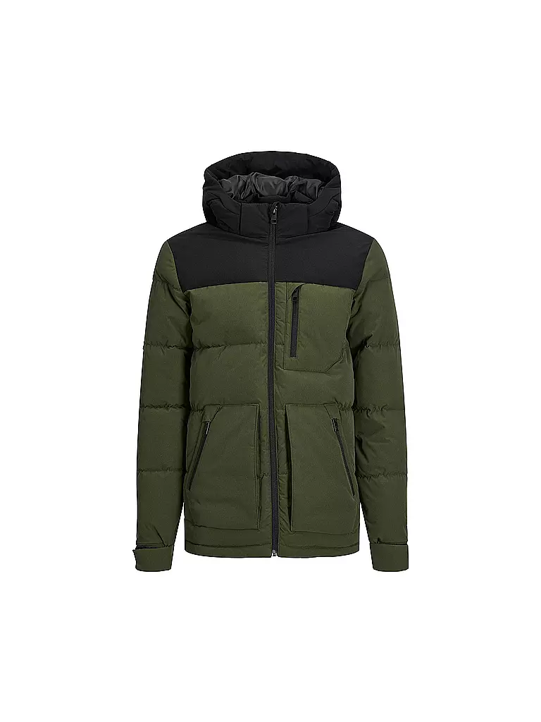 JACK & JONES | Jungen Steppjacke JCOOTTO  | dunkelgrün