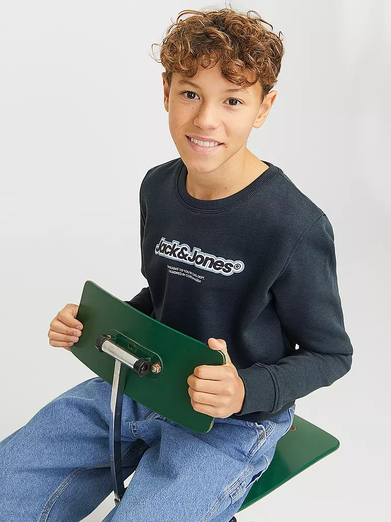 JACK & JONES | Jungen Sweater JORVESTERBRO | grau