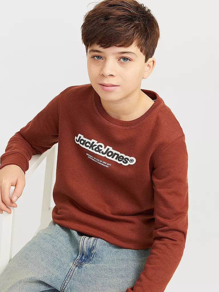 JACK & JONES | Jungen Sweater JORVESTERBRO | braun